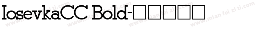 IosevkaCC Bold字体转换